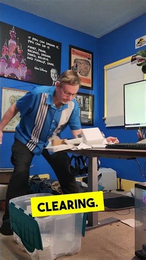 The DOOM Box Cleaning Hack (ADHD Tip 002) #shorts #adhd