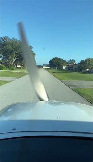 Small Airplane Taxiing on a Residential Street in a Neighborhood | Airpark ✈️