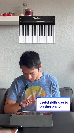 Day 6 of learning useful skills: playing a song on a piano! YT video referenced: Married Life | BEGINNER PIANO TUTORIAL - Betacustic #skill #skills #learn #learnontiktok #piano #pianotutorial