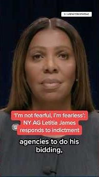 NY AG Letitia James responds to indictment
