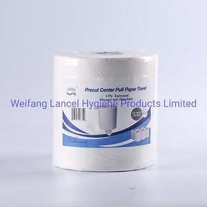 [Hot Item] High Tension and Water Absorption Laminated Embossing Centre Pull Paper Roll Tissue Hand Towel 2 Ply 20cm*24cm 950g