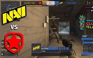 NAVI再战GAMBIT! NaVi vs. Gambit Youngsters - WePlay!高光时刻