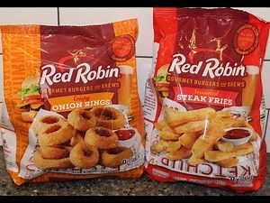 Red Robin: Crispy Onion Rings & Seasoned Steak Fries Review