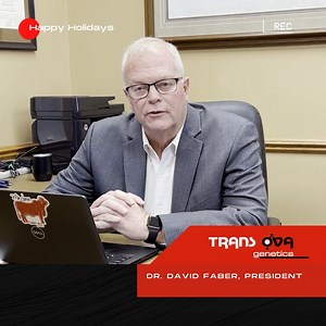 1.7K views · 41 reactions | As we all gather for the Holidays, Dr. David Faber sends a message to all of our clients, team members, and even includes some specific instructions for a family member. (Looking at you, Tyler!) Happy Holidays from the team at Trans Ova Genetics! | Trans Ova Genetics | Facebook