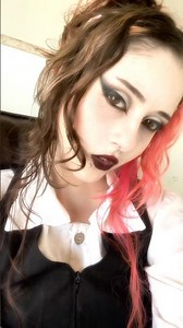 90’s Vampy makeup tutorial 🦇🖤 #vampire #vampiregoth #vampirecore #90s #90smakeup #makeup