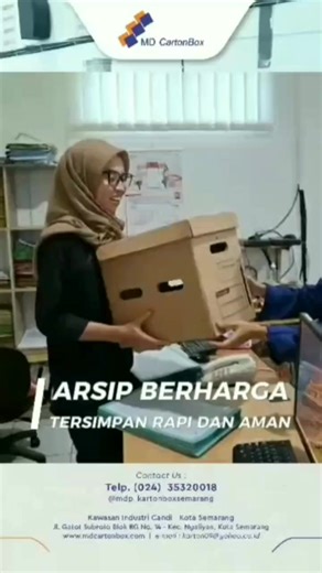 ArsipBox dari MD CartonBox Dirancang khusus dengan berbagai ukuran dan model yang bisa disesuaikan kebutuhan Anda. 📦 Estetis, praktis, kuat, dan efisien! Cocok untuk: Kantor, sekolah, pabrik, hingga instansi pemerintahan Penyimpanan dokumen bulanan & tahunan Proyek tender & kebutuhan organisasi besar 🧩 Keunggulan ArsipBox MD CartonBox: ✅ Material kokoh & tahan lama ✅ Ukuran & desain bisa custom ✅ Mudah disusun dan disimpan ✅ Tampilan profesional ✅ Tersedia dalam jumlah besar untuk kebutuhan B2