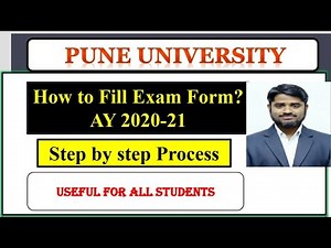 SPPU | How to Fill Exam Form? | Step by Step Process |