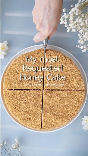 My most requested Honey Cake Medovik Recipe 🍯🍰