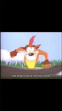 Crash Bandicoot Unused Cartoon Cutscenes #shorts #shortsvideo #crashbandicoot #playstation #gaming
