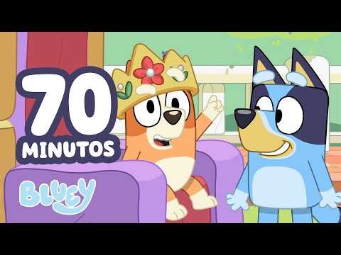 ¡Reina por un Día! 👑 | Bluey Recopilación de Clips 💙 | Bluey - Español Canal Oficial