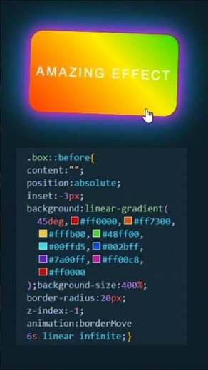 Multiple Background + Border Animation HTML | CSS | Advance Web Design Trick