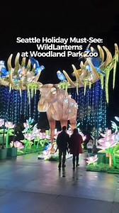 Visit Seattle on Instagram: "✨Add this to your Seattle holiday bucket list: WildLanterns at @woodlandparkzoo! Experience the zoo like you've never seen it before and see all of your favorite creatures in dazzling lights. WildLanterns runs from November 14 to January 18, 2026! Pro tip: Check their schedule for special events like pop star night, ugly sweater night, low sensory nights, and more. Link in bio for tickets and more info! • : Visit Seattle"