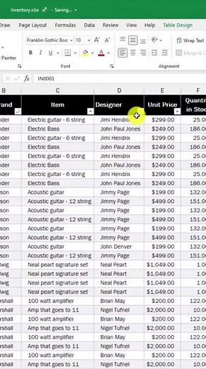 Filter and Sort shortcut in Excel