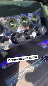 One insane infinite baffle system in a mustang GT and it’s ALL SUNDOWN 💪 #sundownaudio #caraudio #customaudio #customcars #mustanggt | Log Schneider