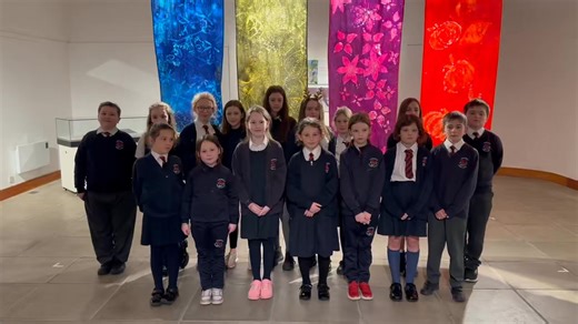 Downpatrick ps choir singing at Down County museum this afternoon alongside our 50th anniversary exhibition. A beautiful afternoon of singing and Christmas Crafts. The 50th anniversary exhibition will run until mid January. Pop in and pick up a copy of our new poetry collection written by the pupils and free to all who visit the museum. | Downpatrick Primary School