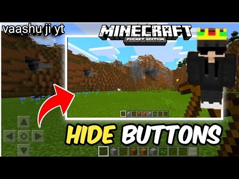 How to Hide Buttons in MCPE! IN HINDI