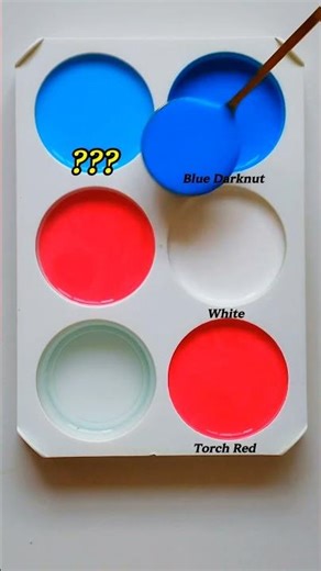 💙🔥⚪ A Legendary Palette That Demands Attention!Color Clash of Power. #colors #shorts