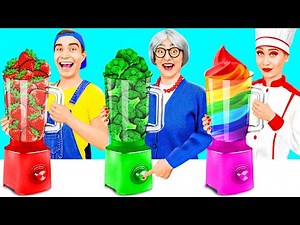 Me vs Grandma Cooking Challenge | Who Wins the Cooking War by PaRaRa Challenge