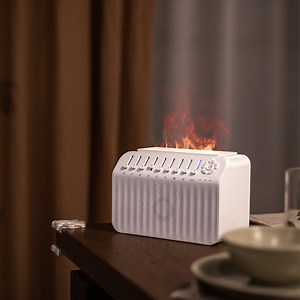 [Hot Item] 3D Flame Effect Aroma Diffuser Fire Humidifier Diffuser Air Humidifiers