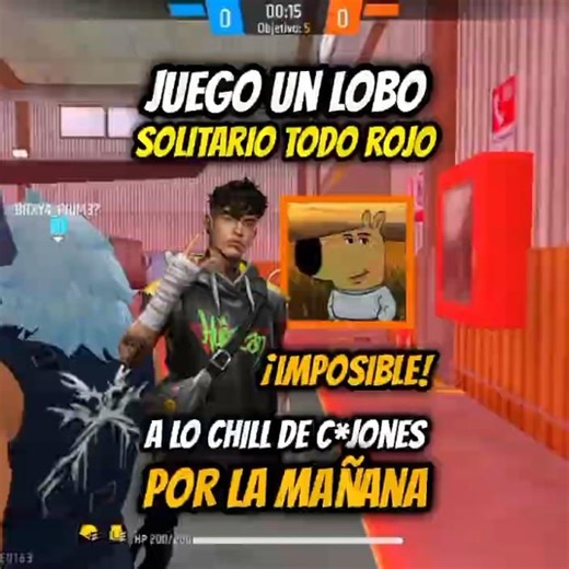 JUEGO UN LOBO TODO ROJO A LO CHILL DE C#JONES