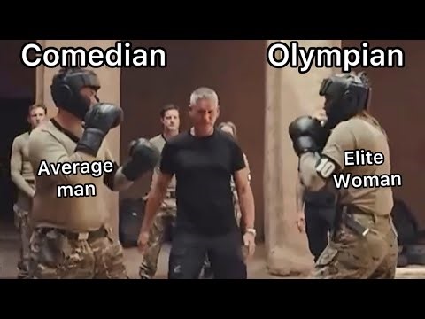 Out Of Shape Man KNOCKS OUT Female Olympian In Boxing