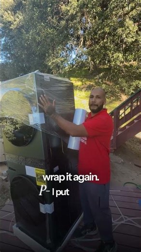 Moving a Washer & Dryer Upstairs Without Damage #shorts #movingtips