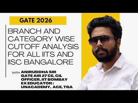 IIT M.Tech Cutoff (2025-2026) : Branch and Category wise #gate2026 #iit #cutoff #mtech #education