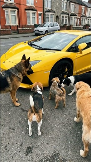 Instant Karma! 😡 Dogs DESTROY Lamborghini to Defend Grandma 🐕💥