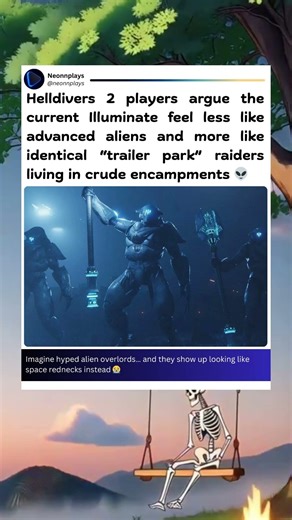 Helldivers Players Claim Illuminate Look Like Alien Trailer Park Clones #helldivers2 #helldivers