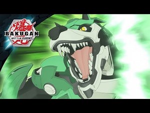 Lupitheon VS. Dragonoid and Trox! Triple Battle Highlight | Bakugan Battle Planet Episode 15