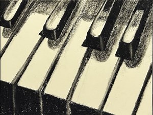 Drawing a Piano Keyboard with Pencils | Easy Step-by-Step for Beginners