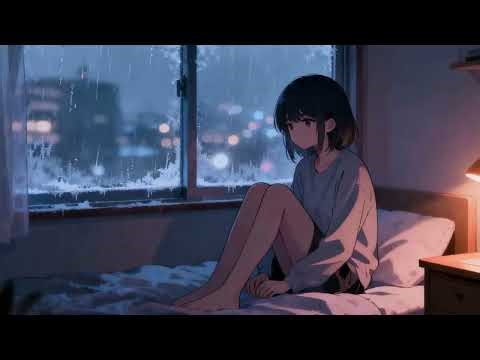 Rainy Night Lofi 🌙 60 Minutes of Study & Focus Instrumental