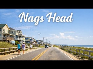 BREATHTAKING Scenic Drive – NAGS HEAD to HATTERAS, North Carolina【4K】