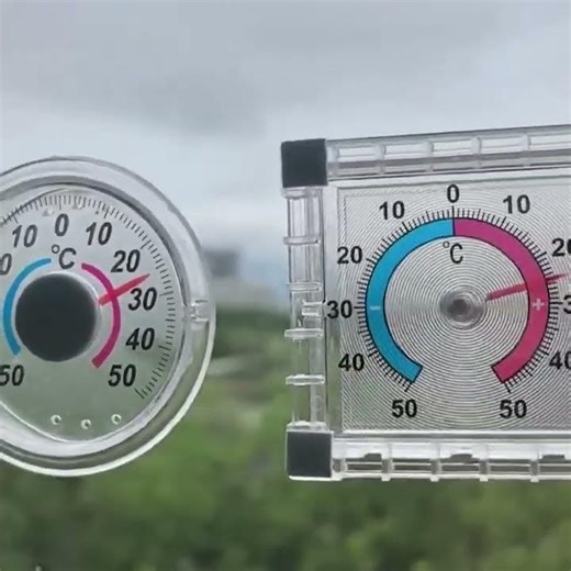 No Battery Dial Thermometer – Indoor/Outdoor Window & Wall Mount (–50°C to 50°C)