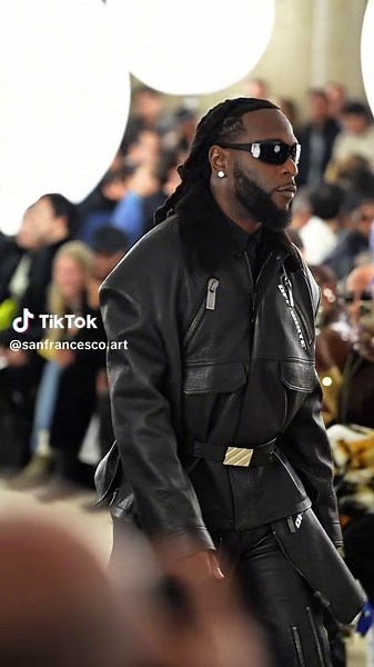 Burna Boy's Off-White Fashion Show Appearance 2025