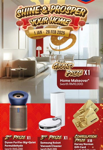 Start the new year Clean with Clorox - Spend RM25 and above in a single receipt (including Clorox Disinfecting Floor Cleaner) and click the link in our bio to join!🏮✨ Terms & Conditions apply. #Clorox #CloroxMalaysia #CNY #ChineseNewYear #LunarNewYear #CNY2025