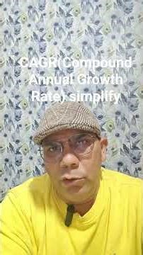 CAGR( investment returns compound annual growth rate) 📈📈📈📈📈 simplify