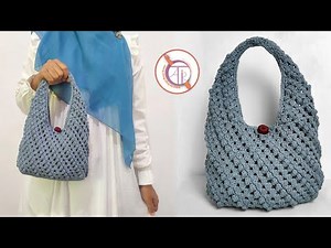 Easy Beautiful Crochet Bag Tutorial for Beginners | Easy Crochet for Beginners | Crochet