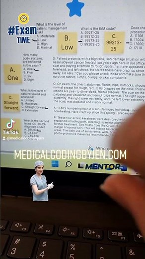 Integumentary Case for medical coding certification exam practice (2)