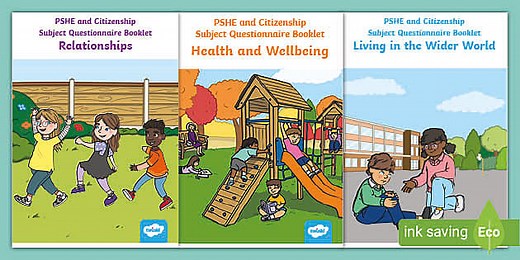 PSHE and Citizenship KS1 Assessment Questionnaire Pack