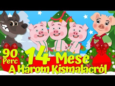 🔴 A Három Kismalac és a Farkas 🐷🐺🔴 I A Tizennégy Legszebb Mese I Szandi Mesék I Magyar Tündérmesék