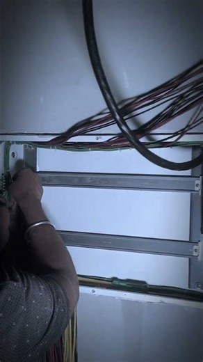 Electrical DB dressing.... #electrical #electricalengineering #industrialelectrician #construction