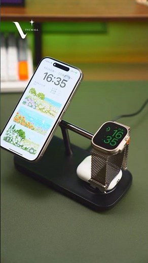 CE,FCC,RoHS All at Once Charger⚡ Powers your phone, earbuds, and watch—simultaneously #charger