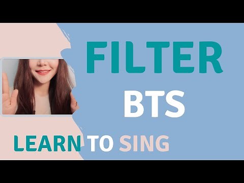 BTS Jimin - Filter / Learn Filter Lyrics / Pronunciation Tutorial with Korean