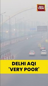 Delhi Smog Engulfs Jawaharlal Nehru Stadium | AQI 350, ‘Very Poor’ Air Quality Update #airpollution