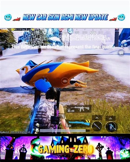 ❄new car skin 🏎 bgmi new update || new update 4.1 #bgmi #pubgm #shorts #gaming #car