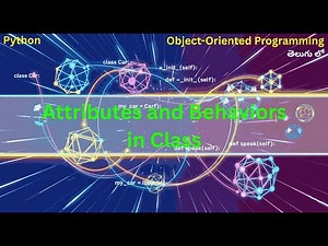 How to Identify Attributes and Behaviors to Create Objects in Python OOP | Telugu
