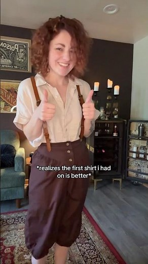 Styling a simple hobbit inspired outfit! 🍃