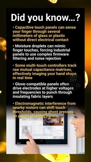 Little-known truths about touch control panels, sensing technology and reliability