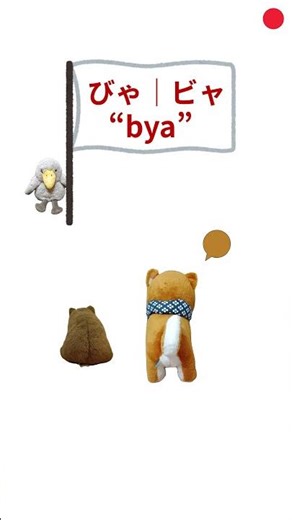 Japanese Pronunciation practice (bya) | Japanese characters | 443_short